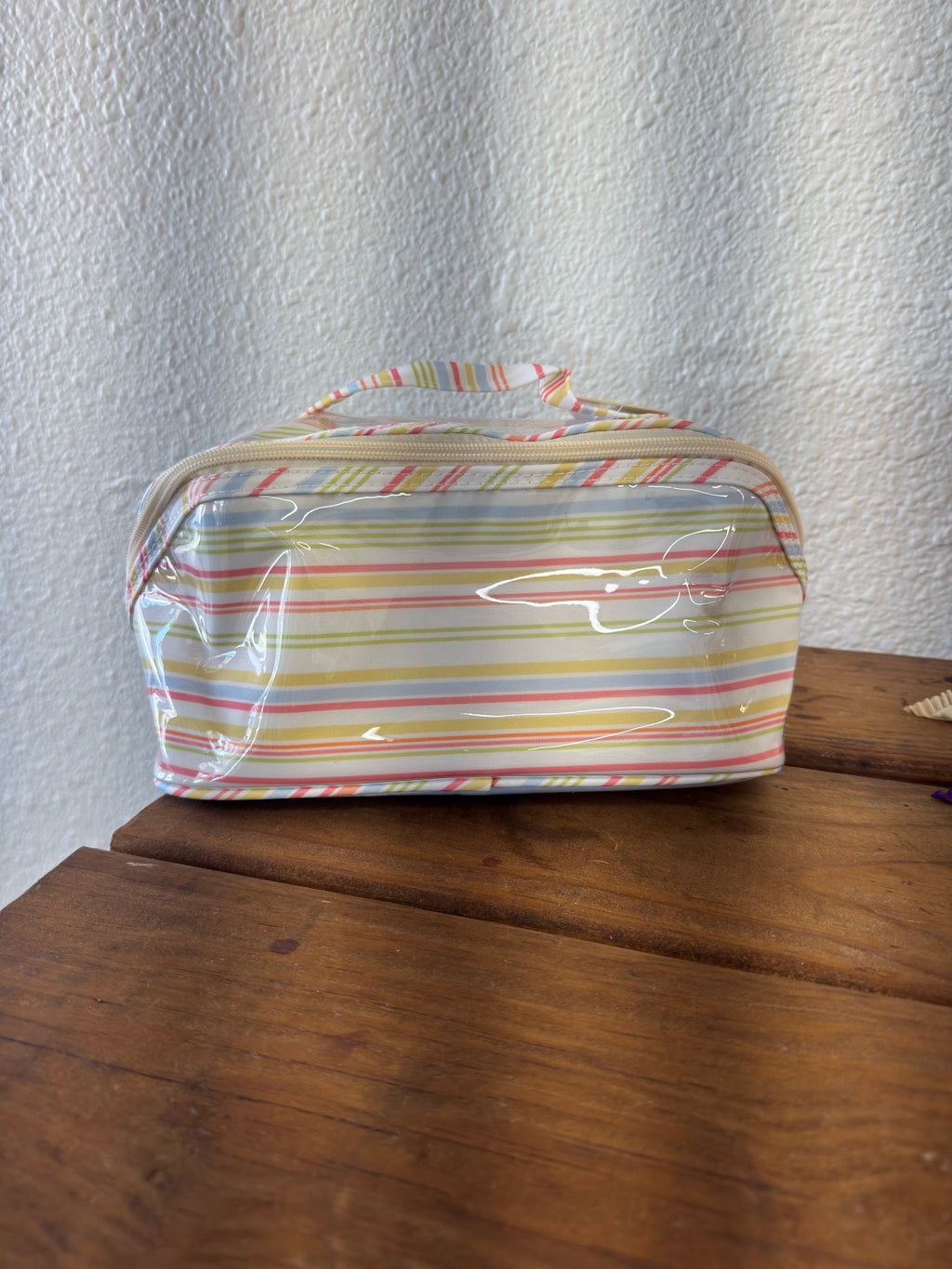 Sunset Stripe Cosmetic Bag