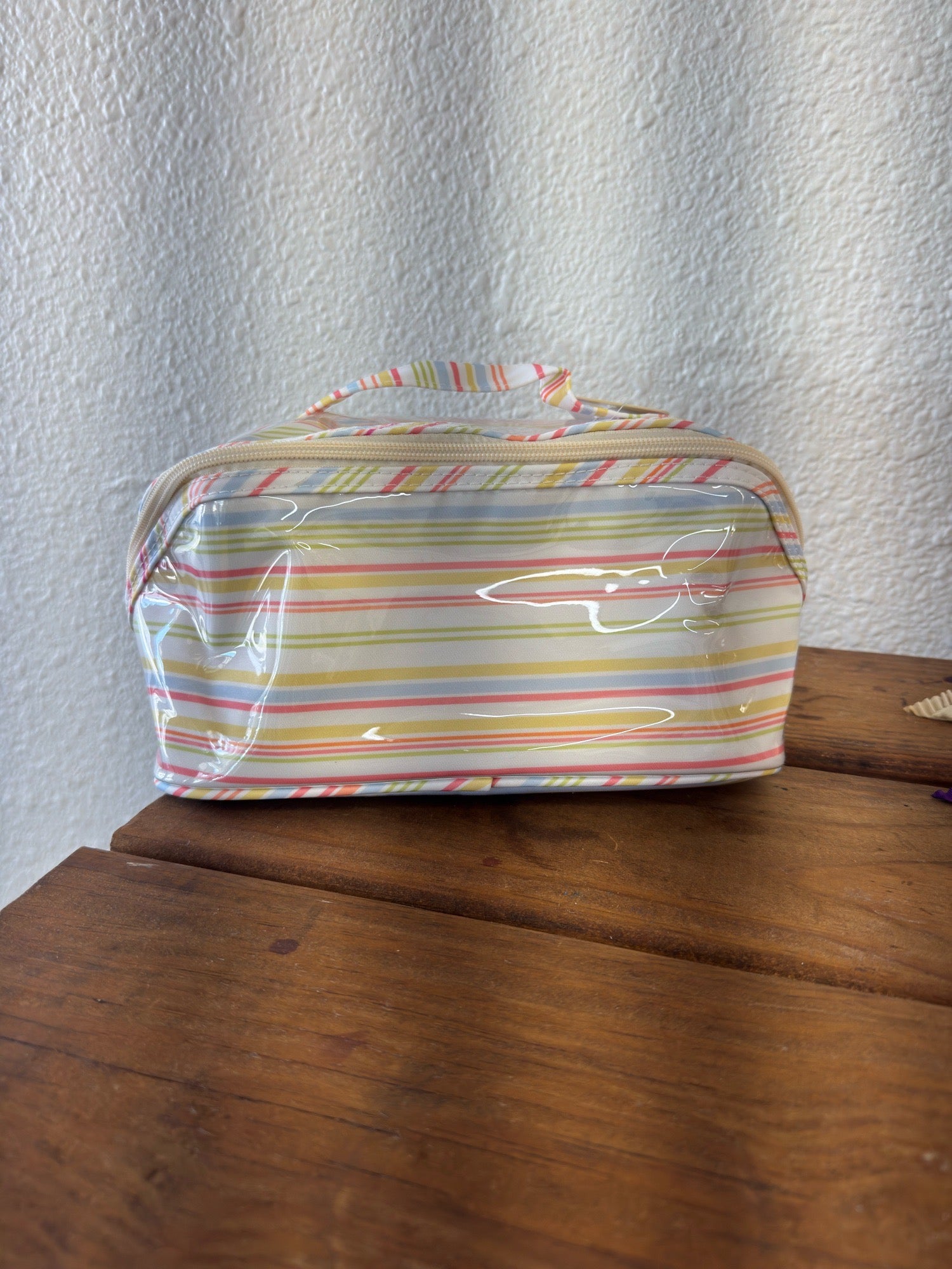 Sunset Stripe Cosmetic Bag