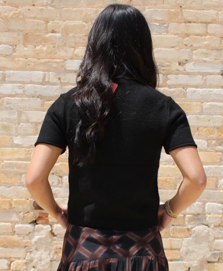 Alani Mock Neck Knit Top
