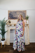Garden Brushstroke Maxi Dress