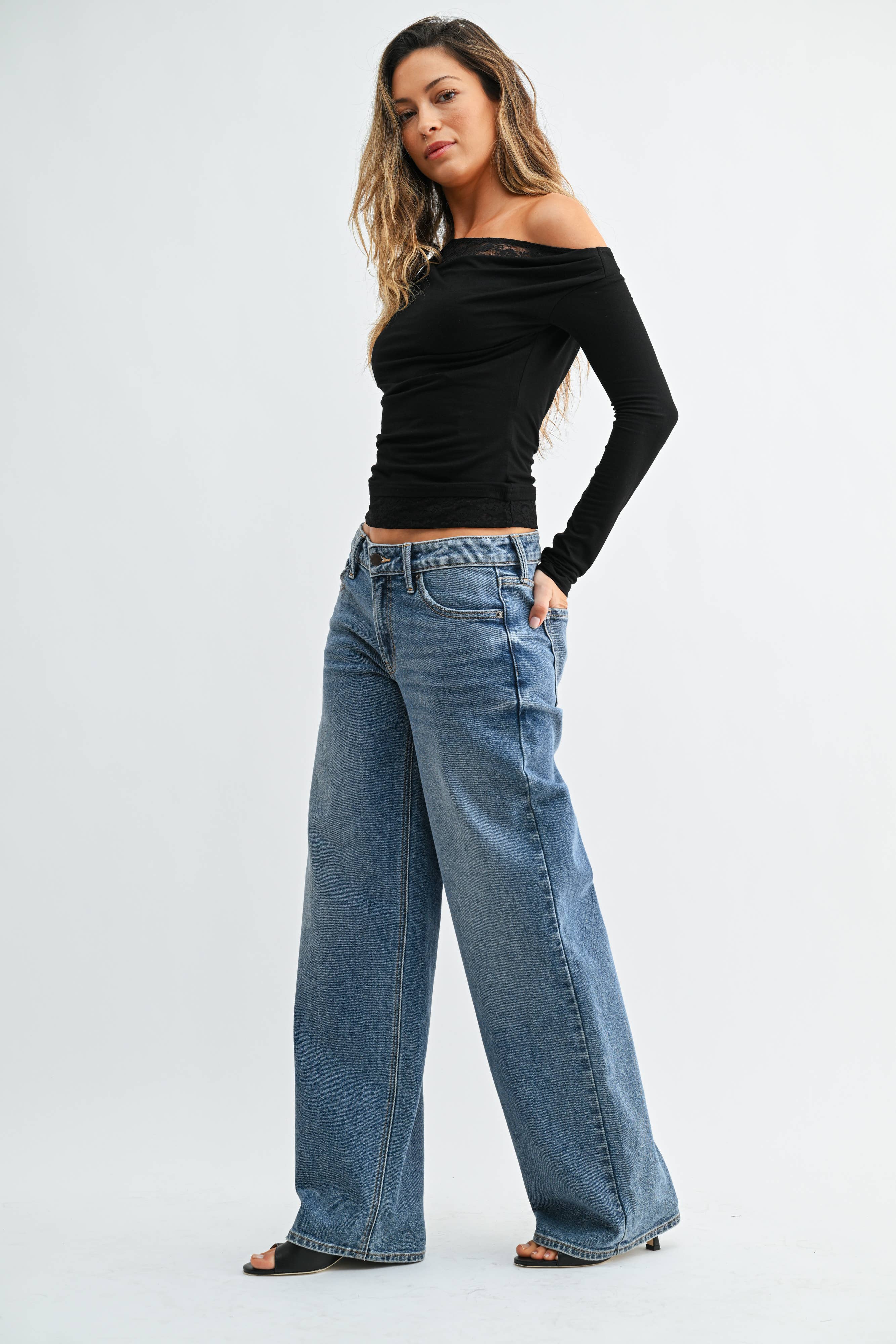 Low Rise Baggy jeans