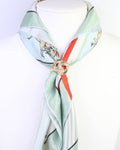 Luna Knot Scarf Slide Gold: Default