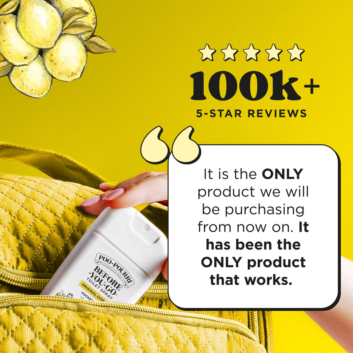 Poo~Pourri 1oz Pocket Sprayer 32ct 4 Tray - Original Citrus