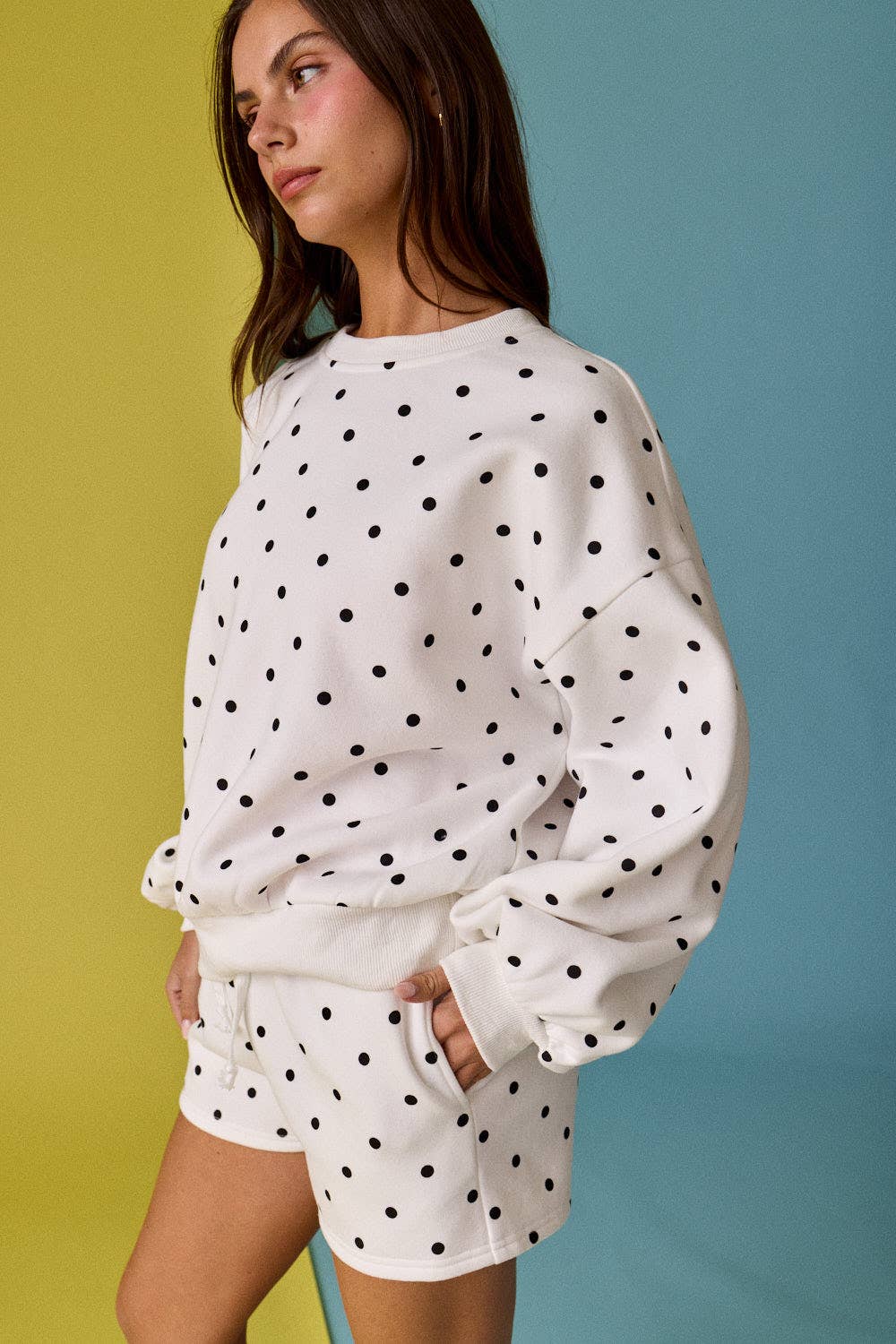 Polka Dot Fleece Set