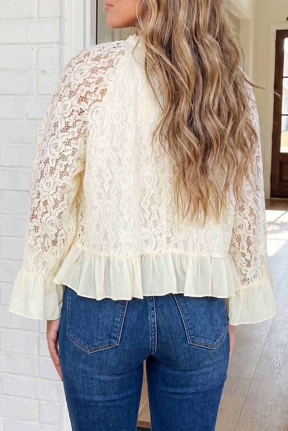 Ivory Lace Top