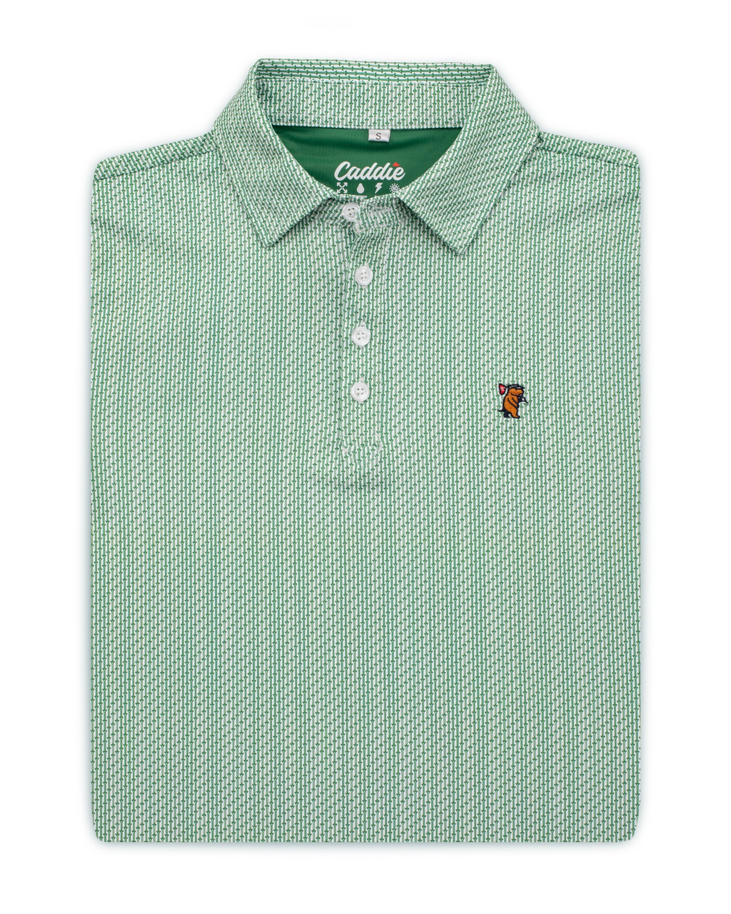 Caddie Green Tee Polo