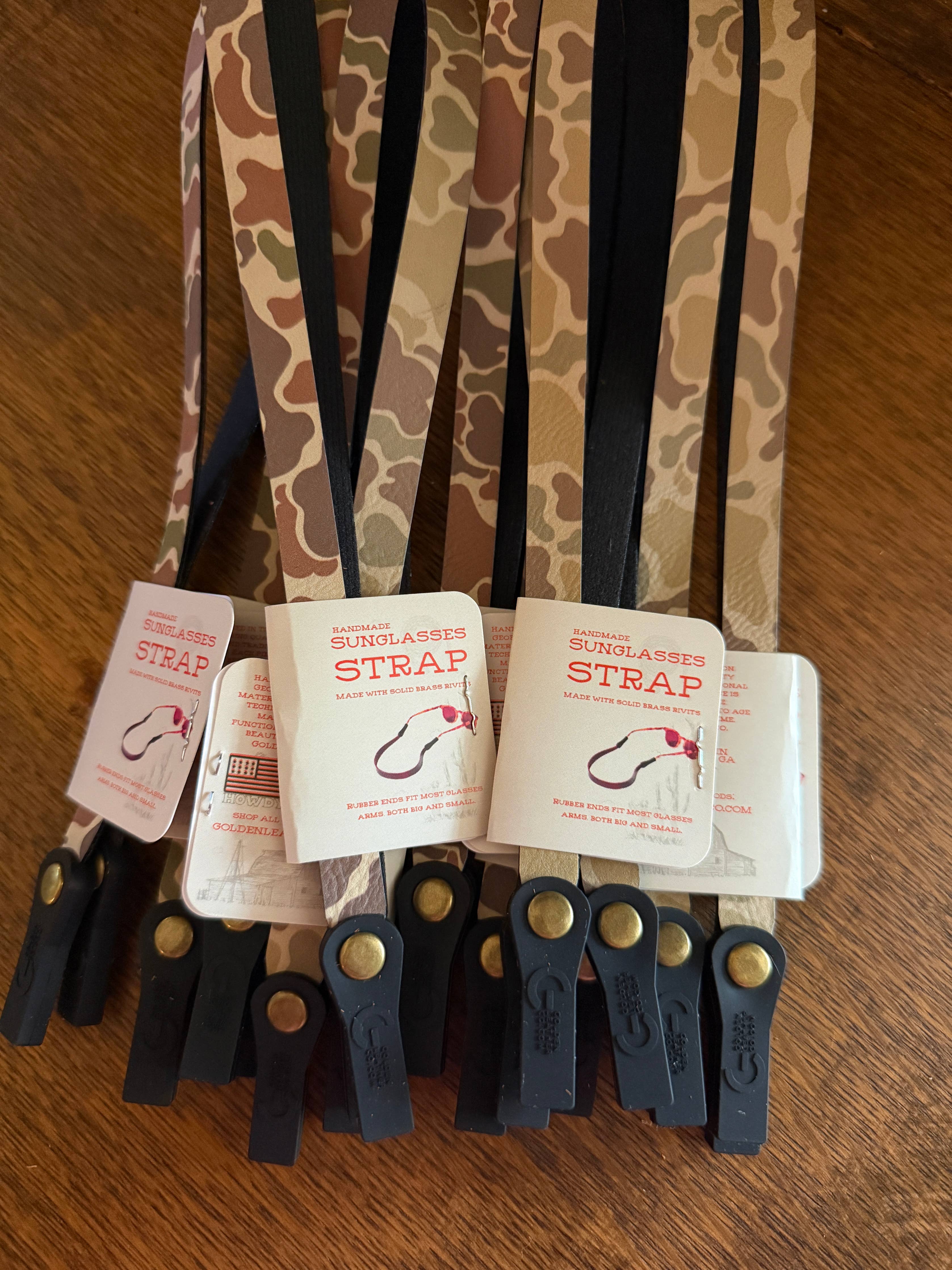 Camo Sunglasses Strap: Fowl Play Camo / Adult size