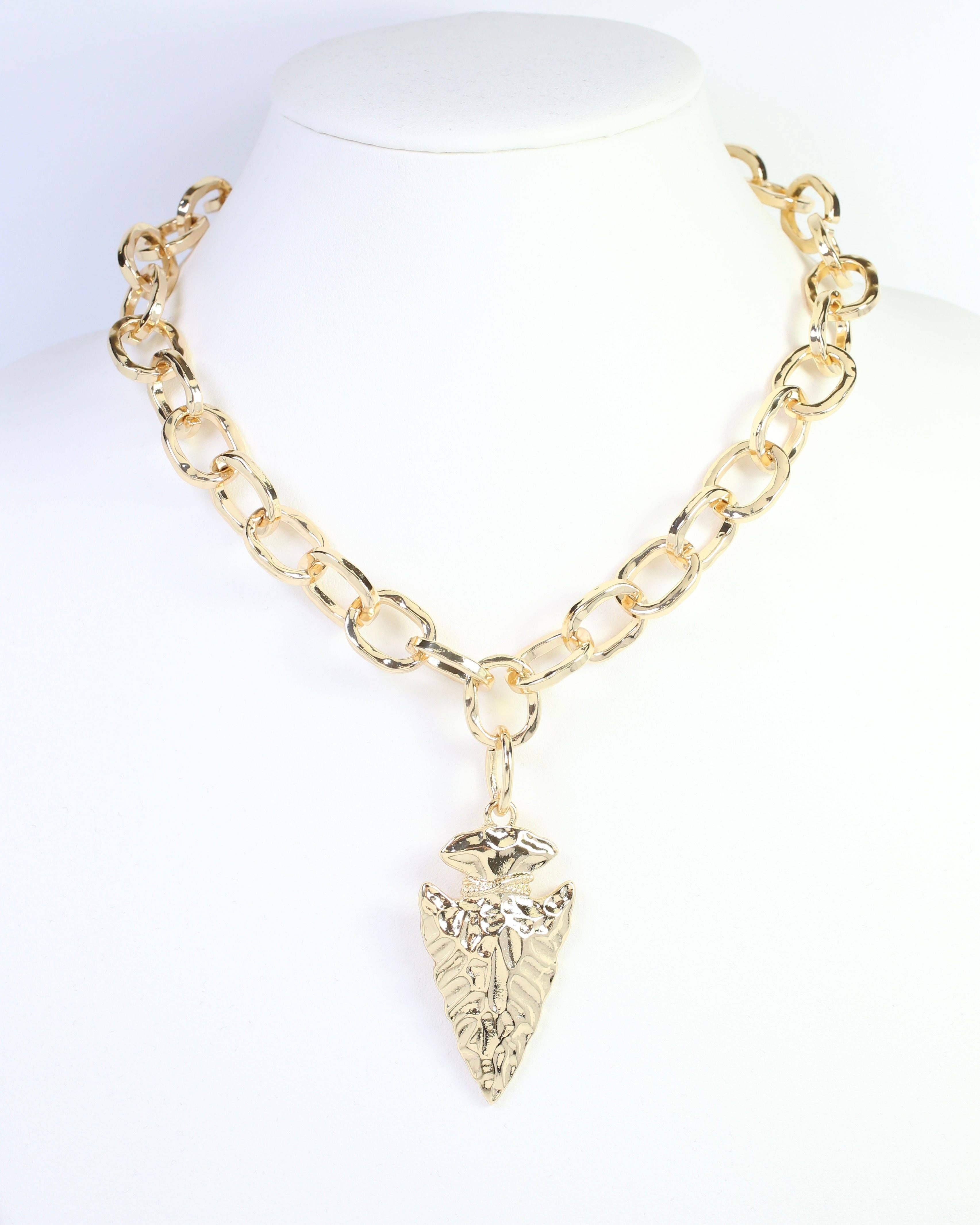 Chelsey Charm Arrow Gold