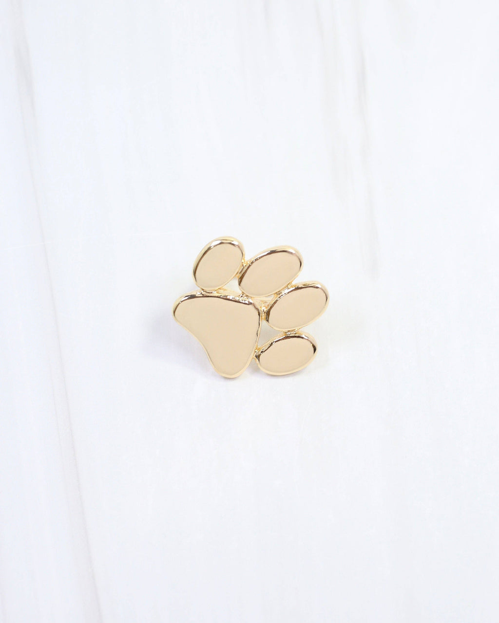 Sally Scarf Slide Paw Print Gold