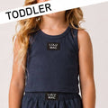 NAVY TODDLER SOLID TANK