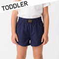 NAVY TODDLER SOLID SHORT
