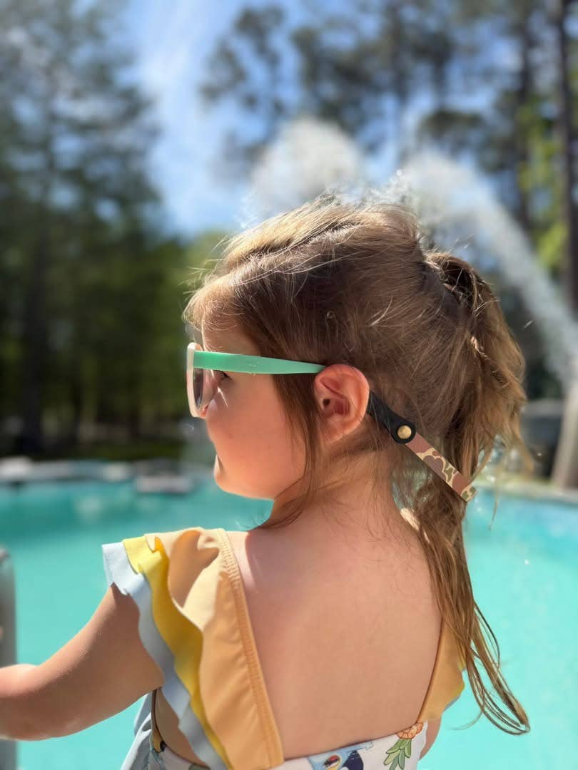 Camo Sunglasses Strap: Fowl Play Camo / Adult size