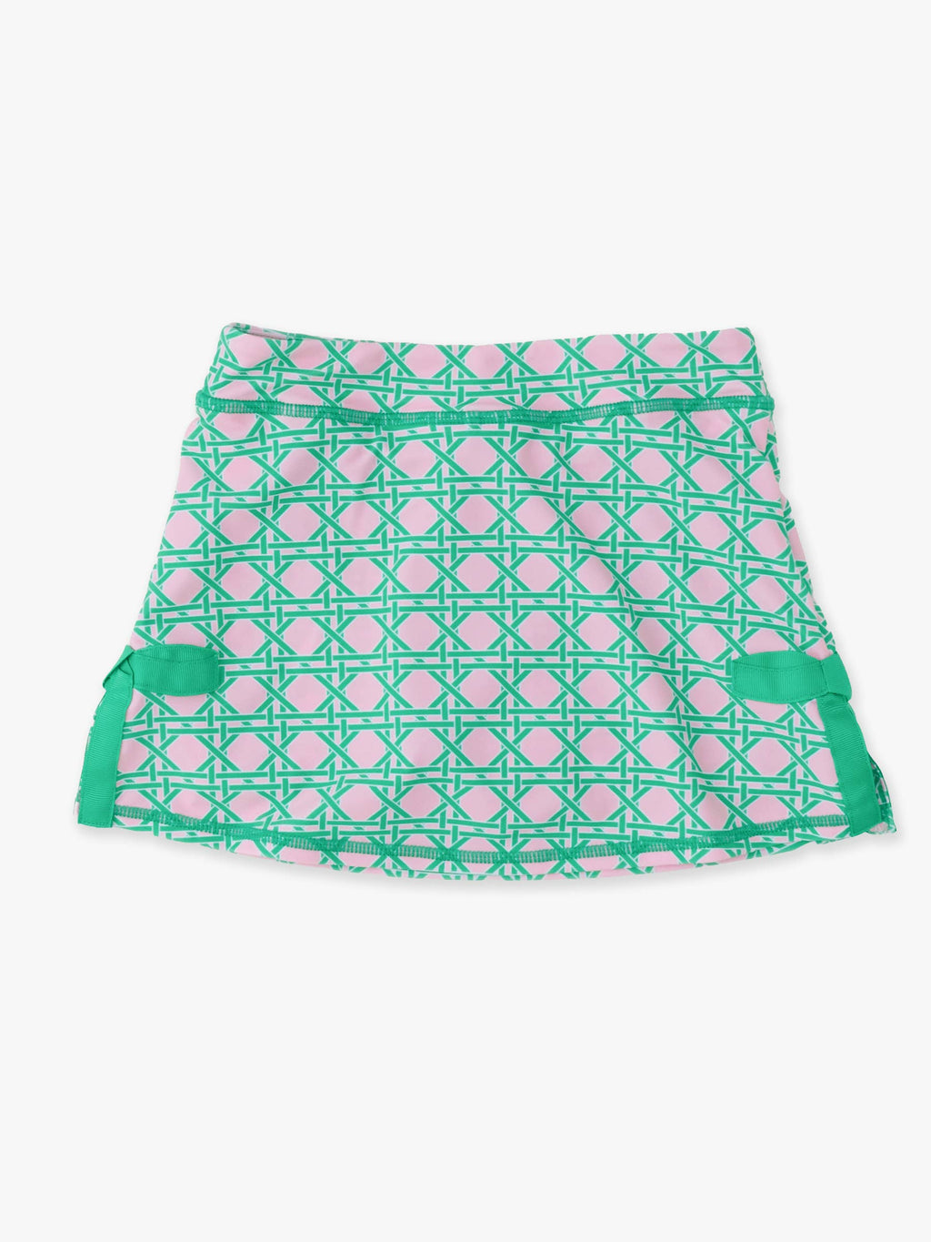 Girls Pink Coastal Cane Active Bow skort