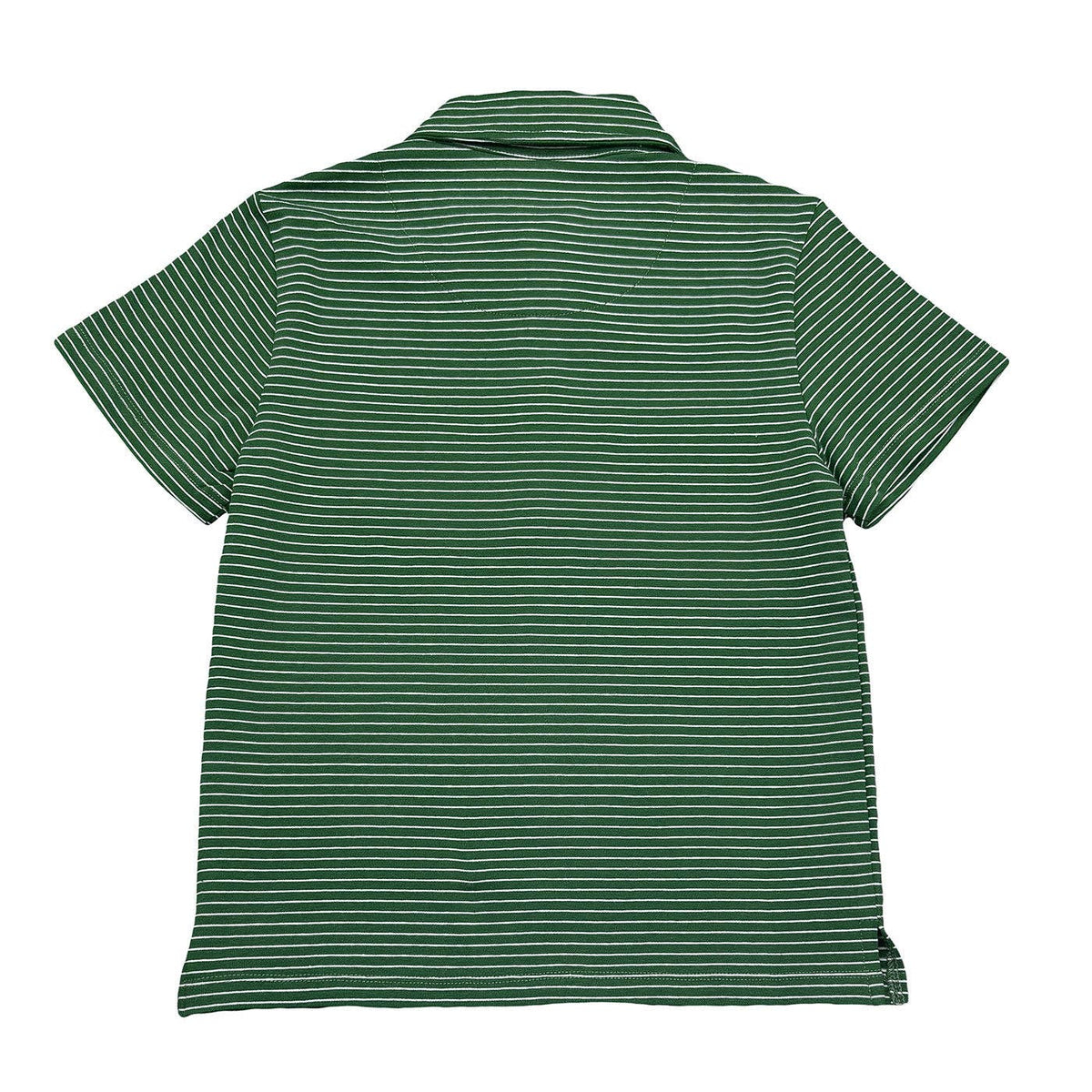 Boys Banks Polo Green/White Stripe