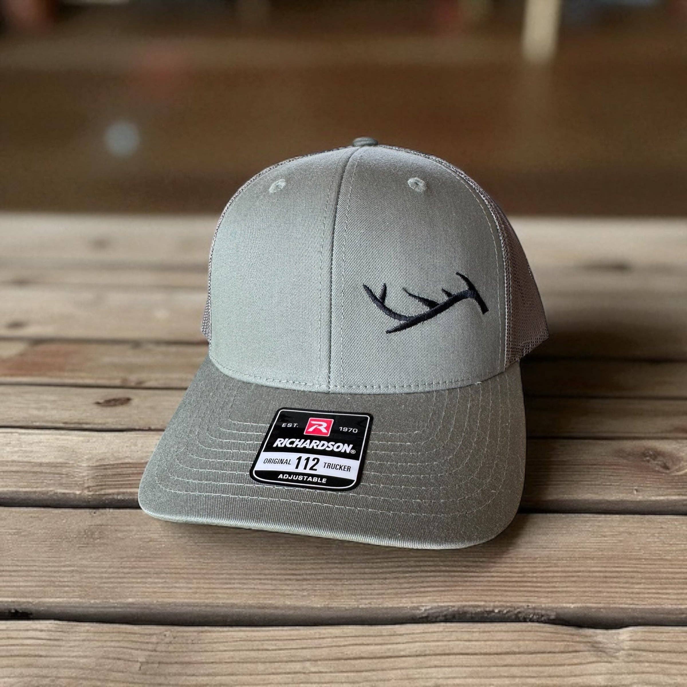 Antler Trucker Hat: Loden