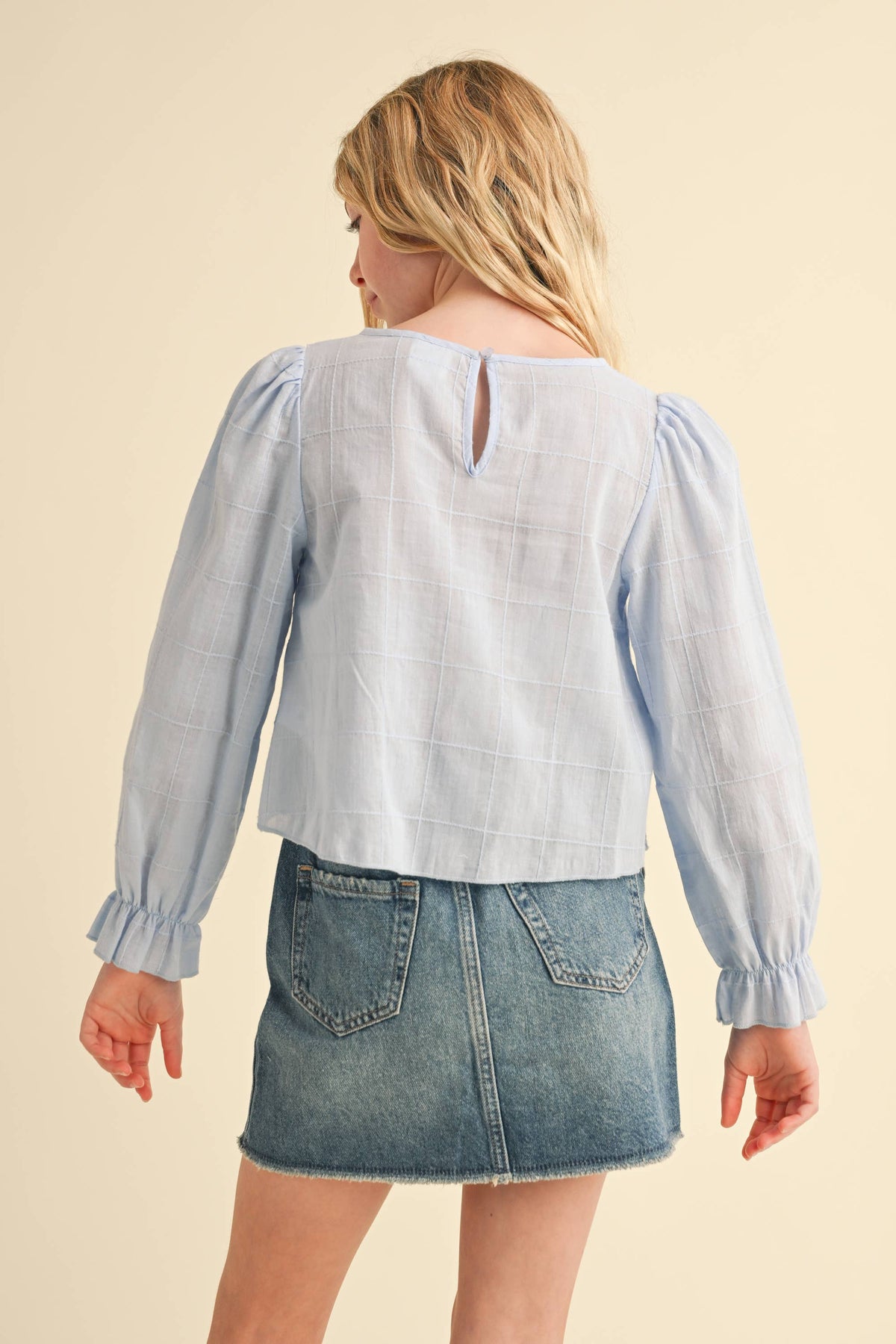 GIRLS TULIP LONG SLEEVE TOP