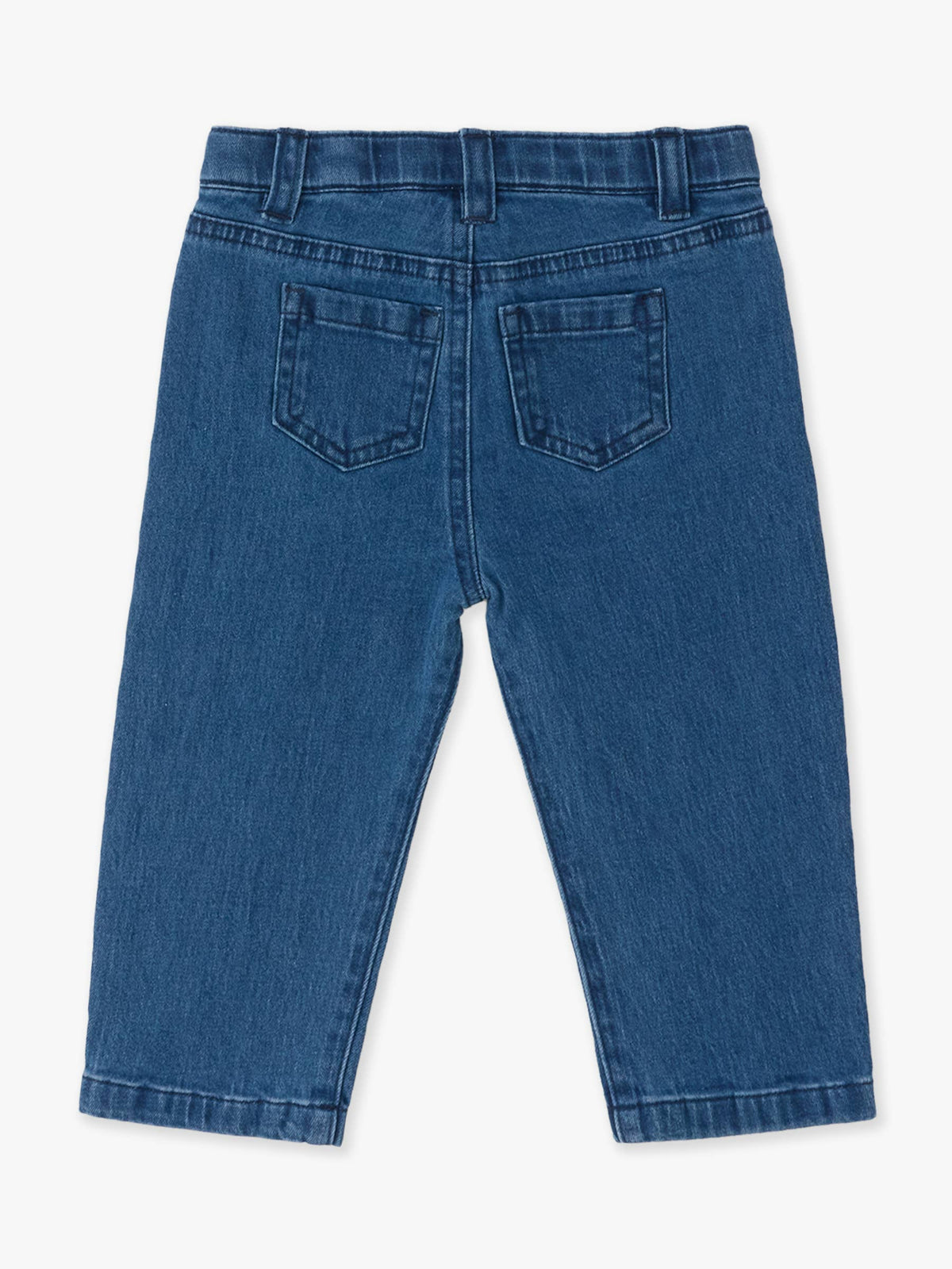 Boys RuggedButts Medium Wash Stretch Denim Straight Jeans