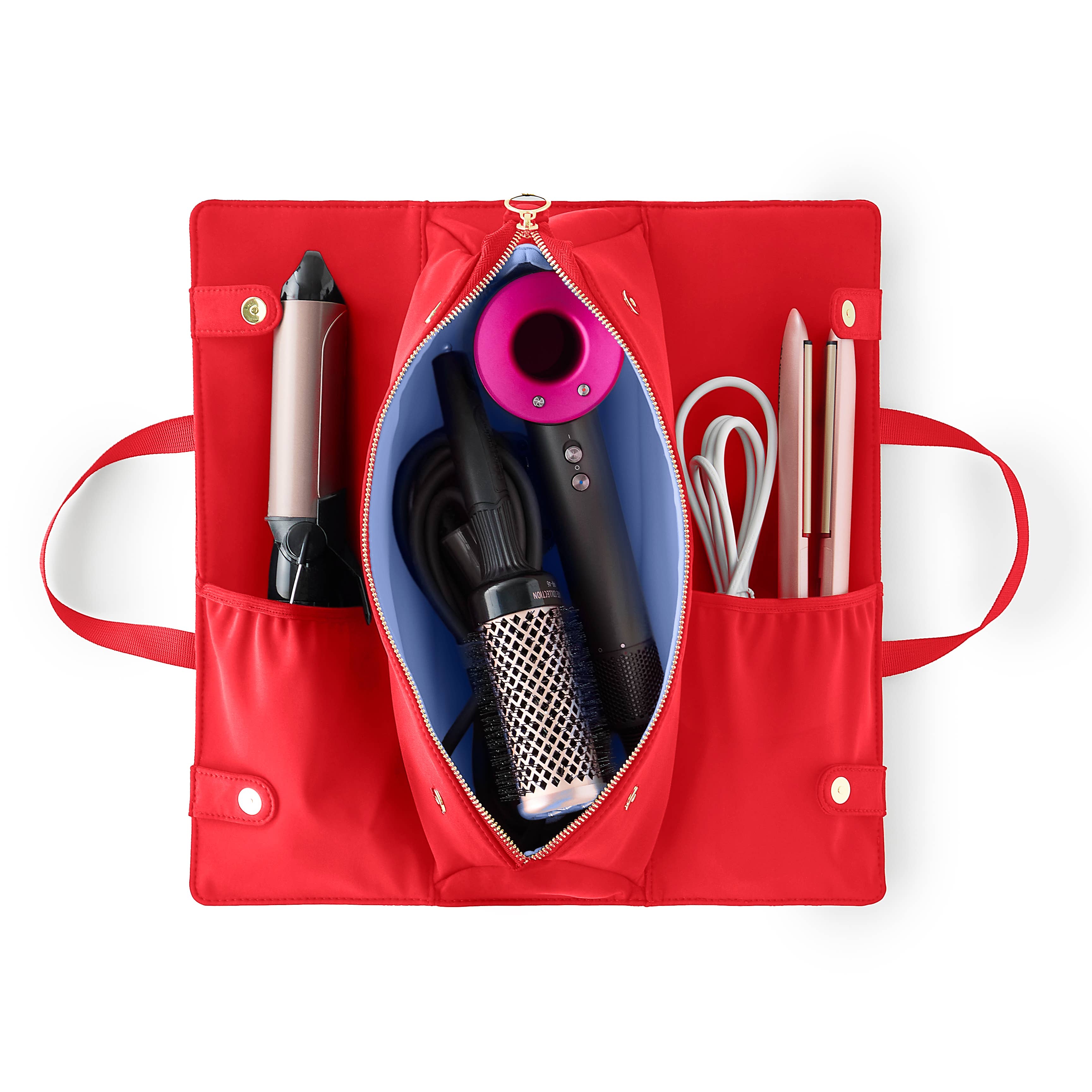 Hair Tools Bag Coral Red