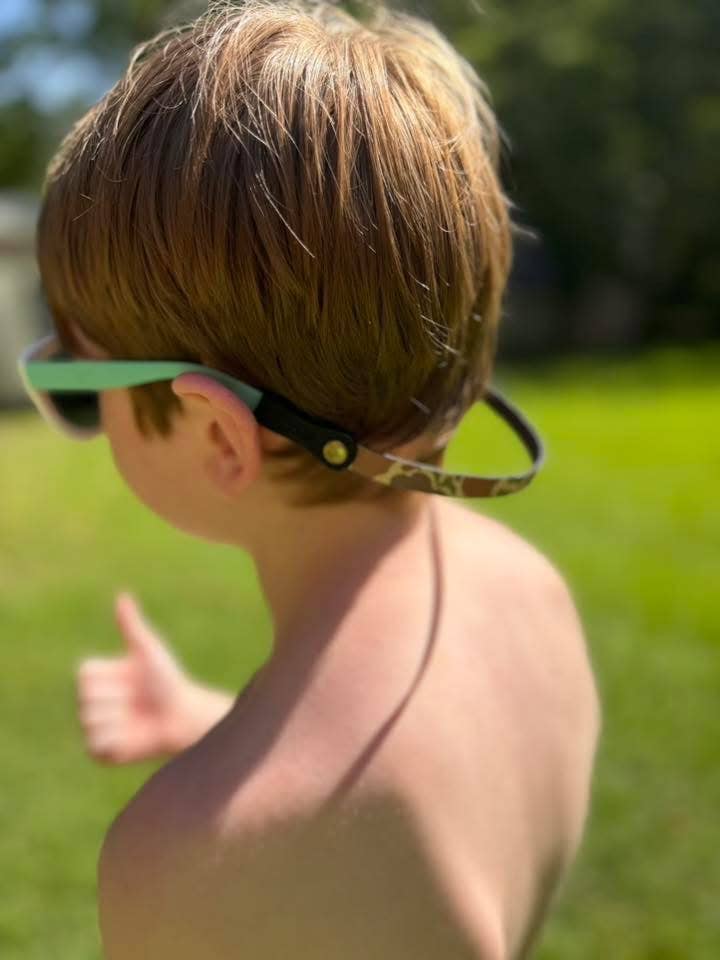 Camo Sunglasses Strap: Fowl Play Camo / Adult size