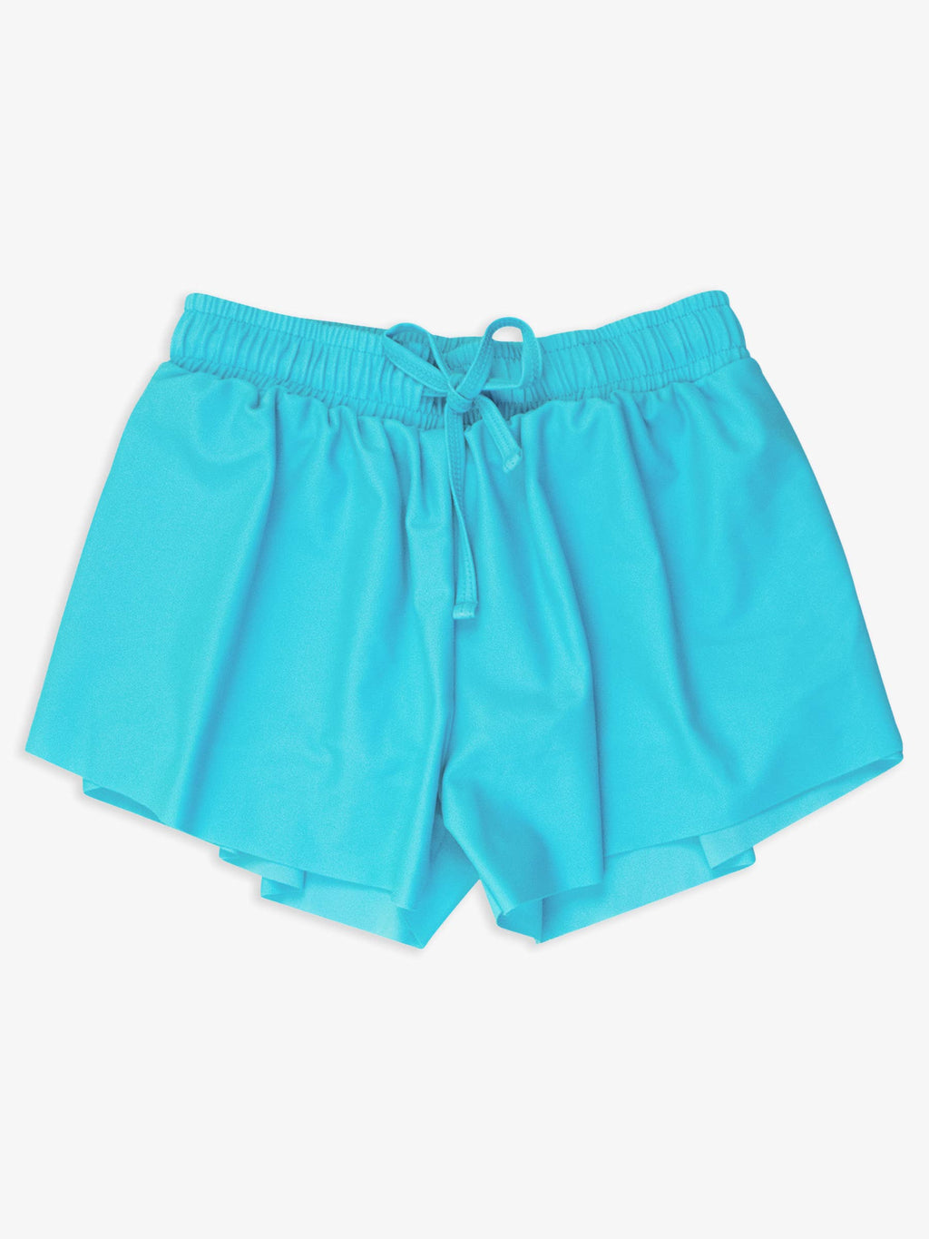 Girls Bright Aqua Active Butterfly Shorts