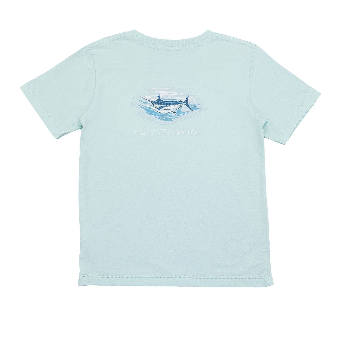 Marlin Graphic T-Shirt Aqua: Aqua