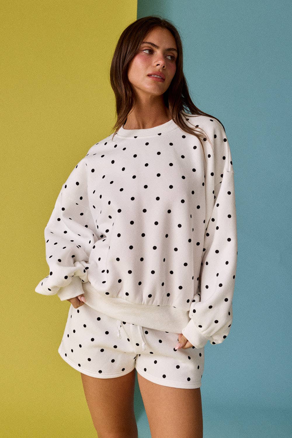 Polka Dot Fleece Set