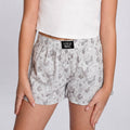 WHITE CAMO KIDS SHORTS