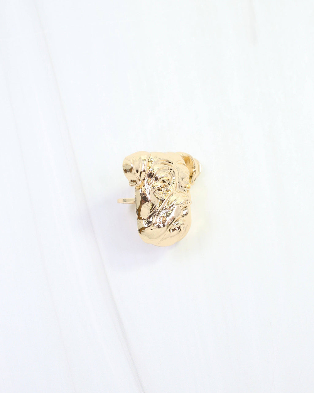 Sally Scarf Slide Dog Gold