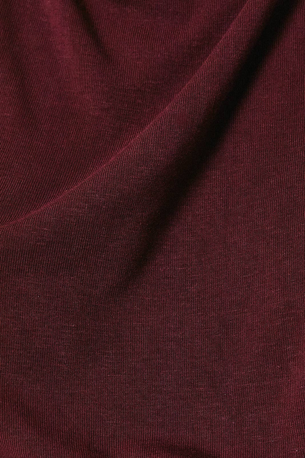 WIDE NECK TOP WITH DETAIL BACK: MAROON
