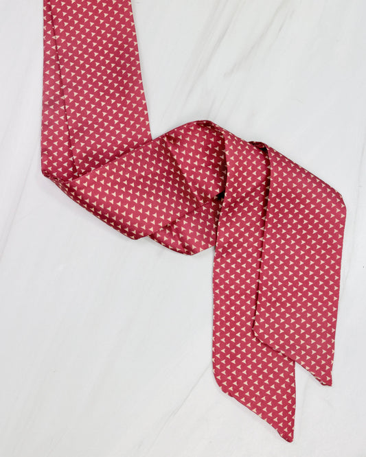 Caroline Hill Serafina Scarf Garnet
