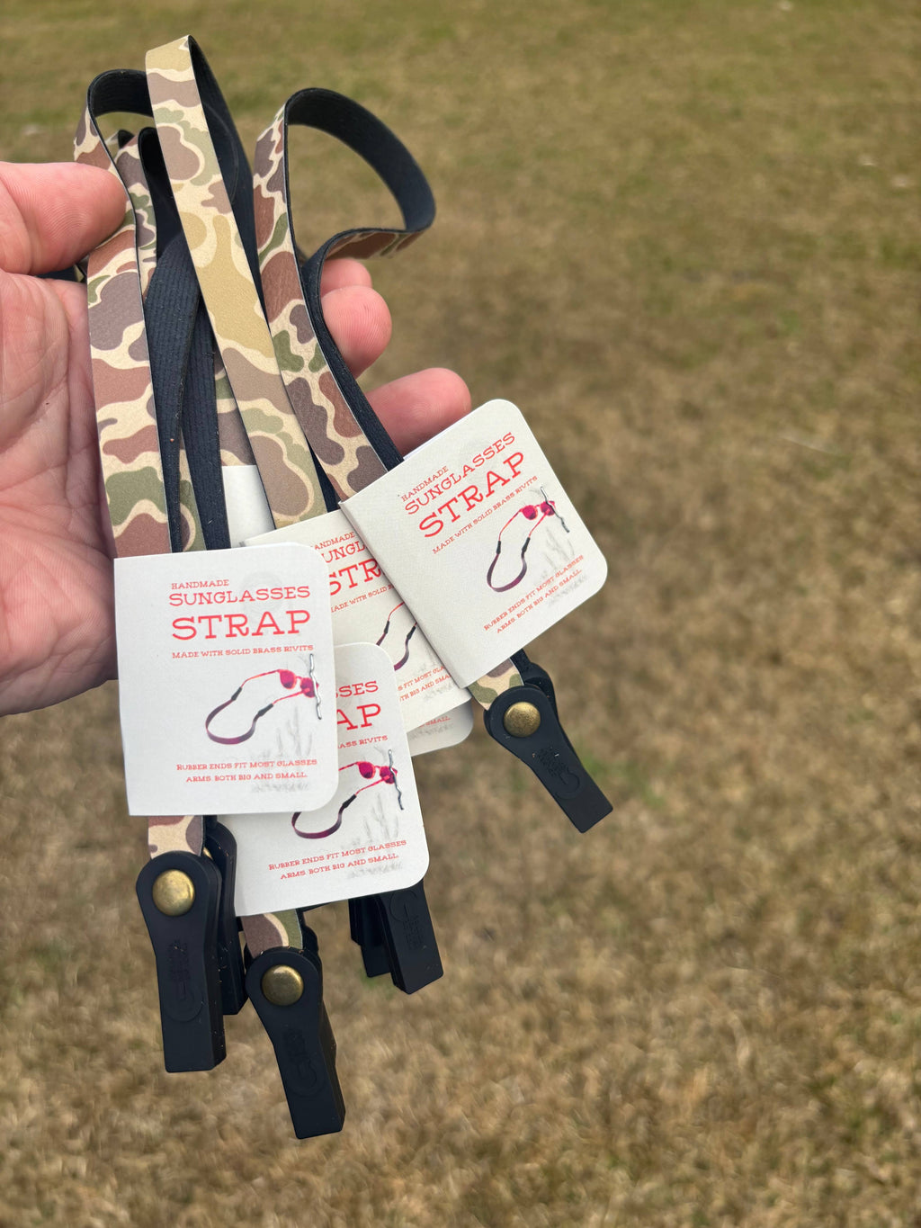 Camo Sunglasses Strap: Fowl Play Camo / Adult size