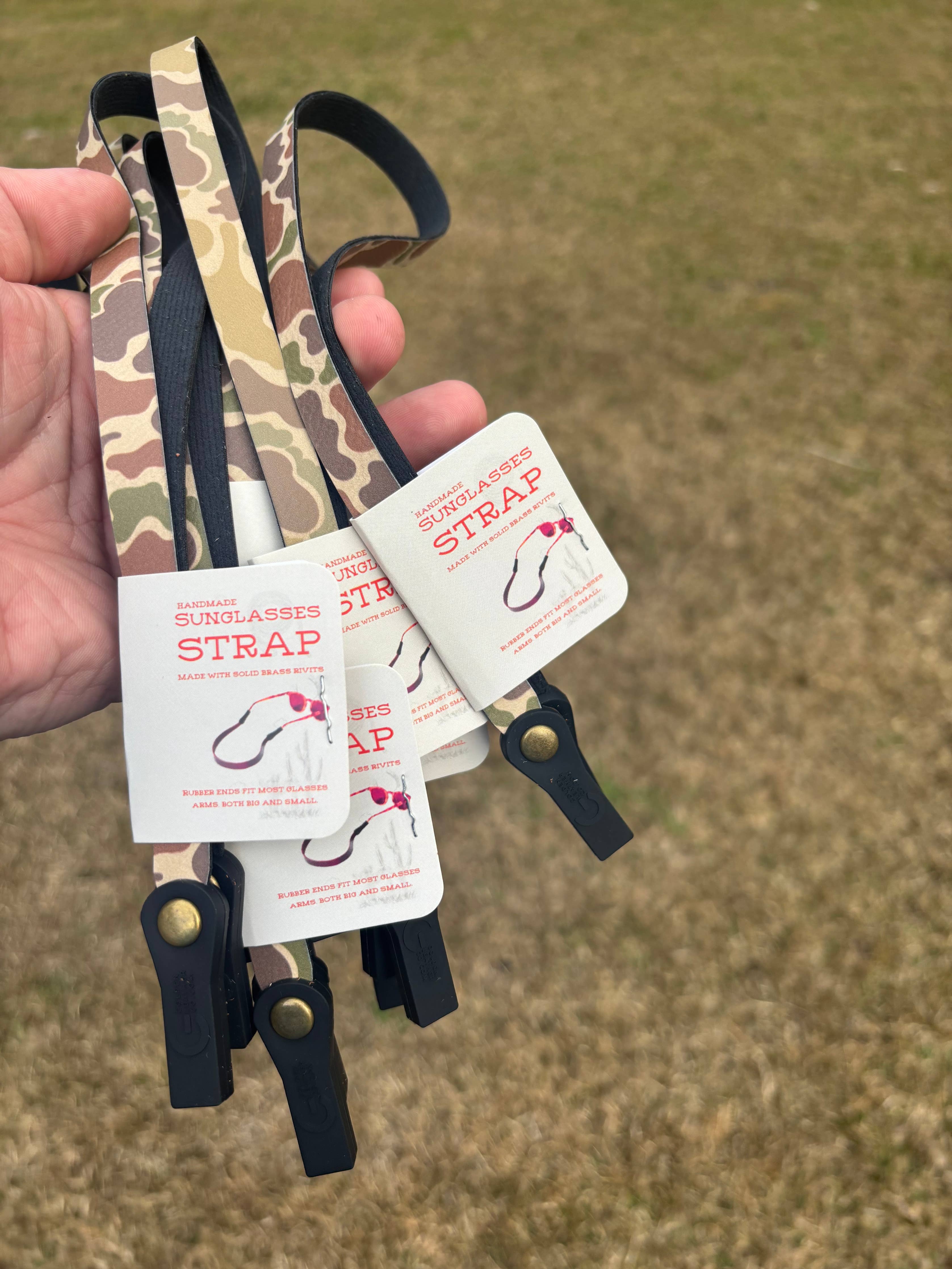 Camo Sunglasses Strap: Fowl Play Camo / Adult size